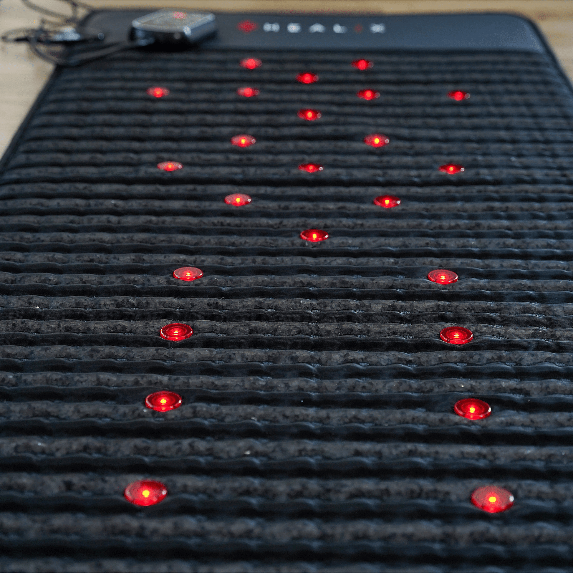 HEALiX Revive mat showing full length design and controls