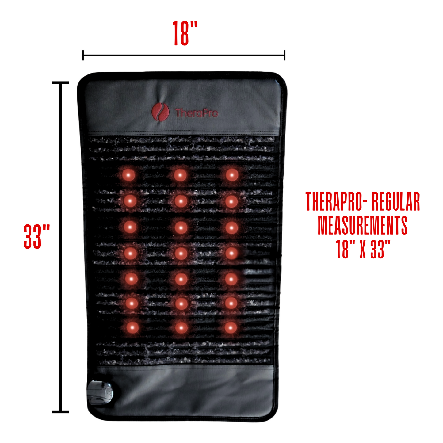 TheraPro™ PEMF, Infrared &amp; Red Light Therapy Recovery Pad – Regular