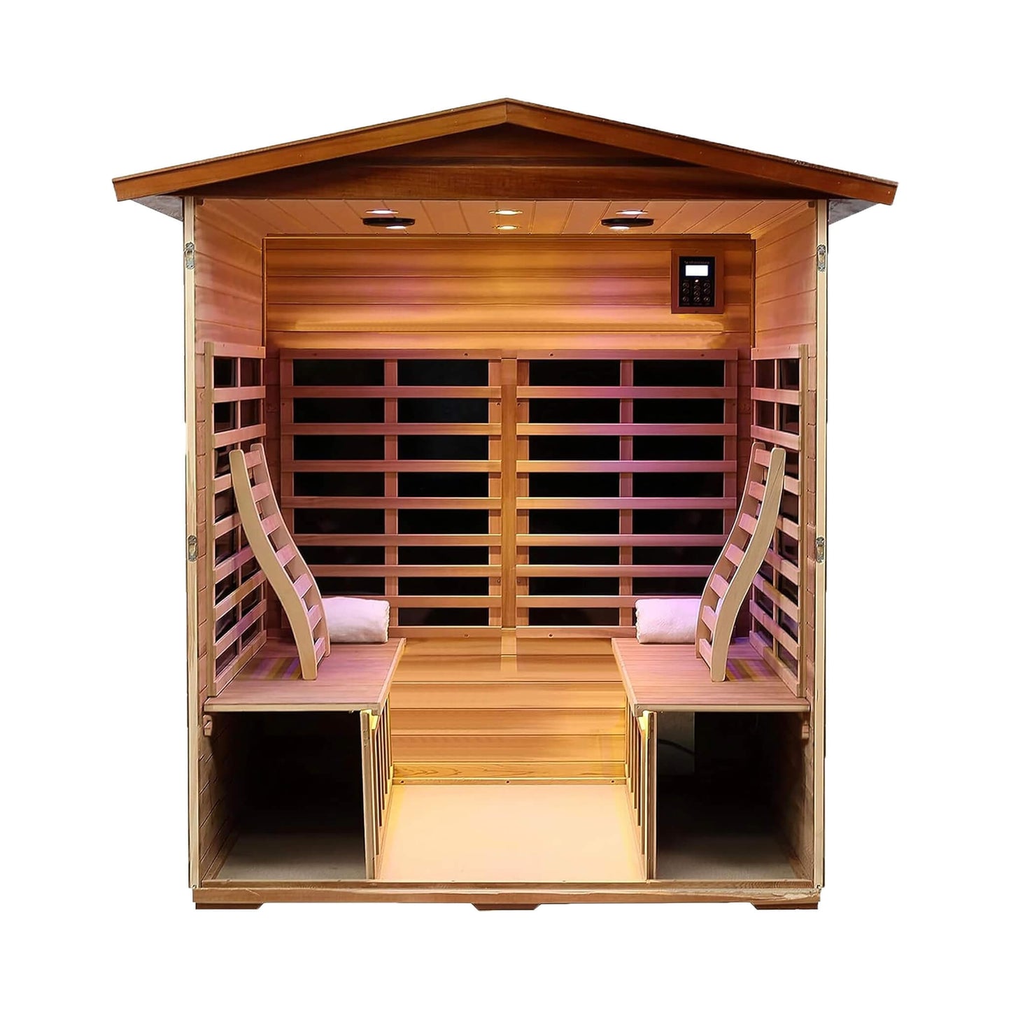 infrared-sauna-bluetooth-speakers-interior