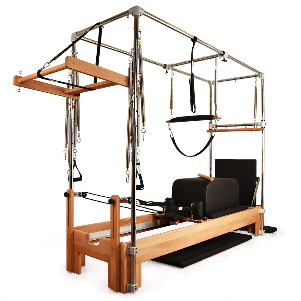 Complete Pilates Cadillac-Reformer bundle with accessories