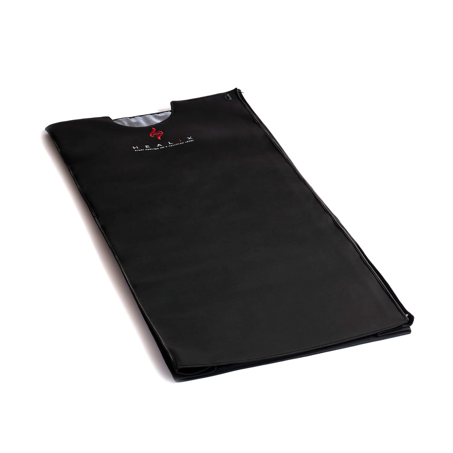 Black mat with a brand logo on a white background