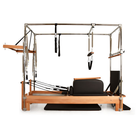 Premium wood Cadillac-Reformer with stainless steel frame
