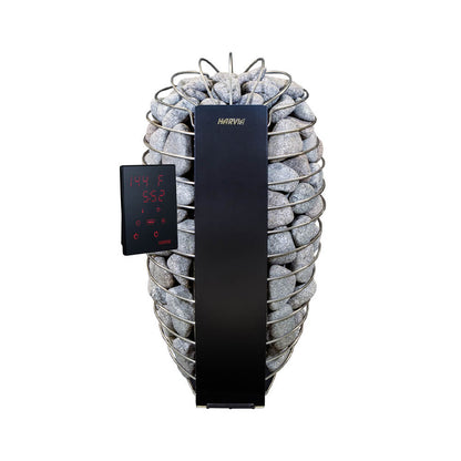 Harvia Spirit UL Certified Electric Sauna Heater With Digital Xenio Control Panel, WiFi Remote Control And Stones (SAK42565)