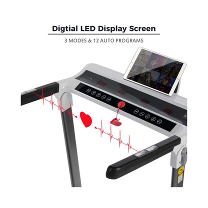 Walking pad control panel for adjusting speed and settings