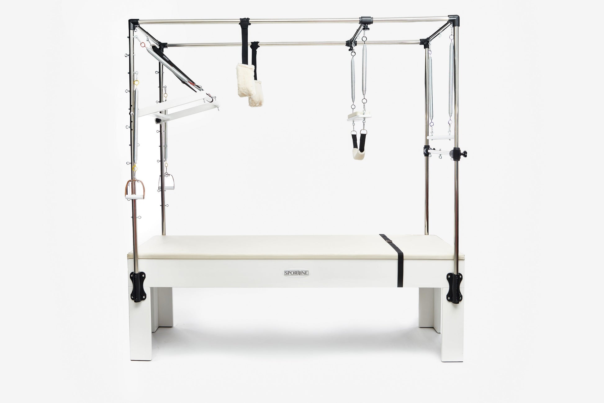 Sportline™ Superior Cadillac Trapeze Table – side profile showing frame and trapeze bars