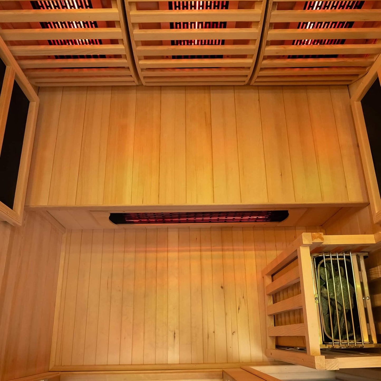 Rövia Luma 2-Person Indoor Hybrid Sauna (Infrared + Steam, 3.5kW)