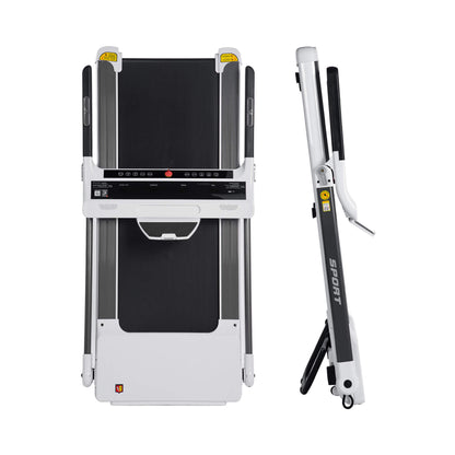Foldable walking pad for easy storage at home
